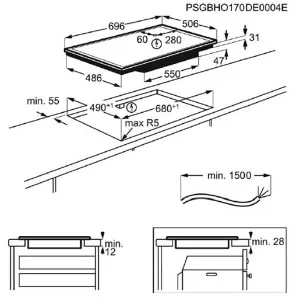 Electrolux GK69TSCN – Vitrocéramique à Fonctionnement Direct 6