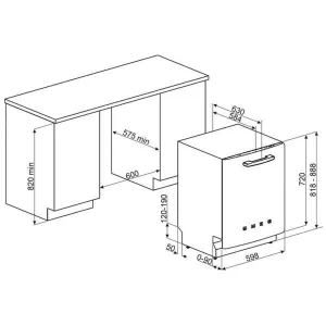 Smeg ST2FABRD2 – Lave-vaisselle Norme UE 60 Cm 9