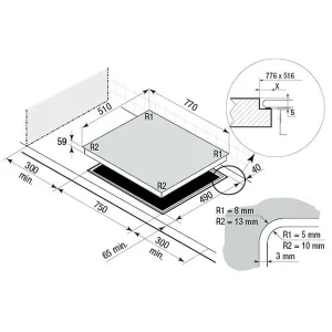 Brandt BPI 184 HUB – Vitrocéramique à Fonctionnement Direct 6