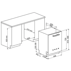 Smeg STFABRD3 – Lave-vaisselle Norme UE 60 Cm 9