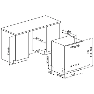 Smeg STFABBL3 – Lave-vaisselle Norme UE 60 Cm 9