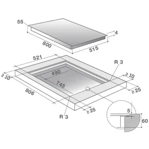 De Dietrich DPI 7878 X – Vitrocéramique à Fonctionnement Direct 6